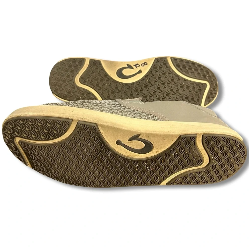 OluKai Lae'ahi Men's Mesh Slip-On Sneakers Gray Comfort‎ Shoes – Sz. 10.5